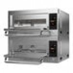 Pratica STI-101-1-DBL Forza STi Electric Ventless Stainless Steel Double Deck High-Speed Pizza Oven - 208/240V, 1 Phase