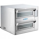 Pratica STI-101-1-DBL Forza STi Electric Ventless Stainless Steel Double Deck High-Speed Pizza Oven - 208/240V, 1 Phase