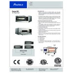 Pratica STI-101-1-DBL Forza STi Electric Ventless Stainless Steel Double Deck High-Speed Pizza Oven - 208/240V, 1 Phase