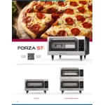 Pratica STI-101-1-DBL Forza STi Electric Ventless Stainless Steel Double Deck High-Speed Pizza Oven - 208/240V, 1 Phase