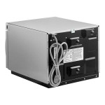 Solwave Space Saver Stainless Steel Heavy-Duty Commercial Microwave with USB Port - 2,100W, 208/240V