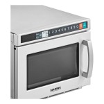 Solwave Space Saver Stainless Steel Heavy-Duty Commercial Microwave with USB Port - 2,100W, 208/240V
