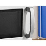 Solwave Space Saver Stainless Steel Heavy-Duty Commercial Microwave with USB Port - 2,100W, 208/240V