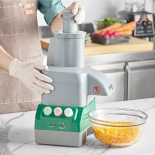 AvaMix Cadet CACFP2D Continuous Feed Food Processor with 2 Discs - 3/4 hp