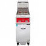 Vulcan 1VK85CF-1 PowerFry5 85-90 lb. Natural Gas Floor Fryer with Computer Controls and KleenScreen Filtration System - 90,000 BTU