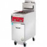 Vulcan 1VK85CF-1 PowerFry5 85-90 lb. Natural Gas Floor Fryer with Computer Controls and KleenScreen Filtration System - 90,000 BTU