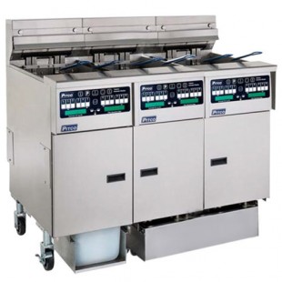 Pitco® SSHLV14C-2/14T/FDP Solstice Natural Gas 96 lb. Reduced Oil Volume Fryer System with 1 Split Pot Unit, 2 Full Pot Units, and Push Button Top Off - 224,000 BTU Pitco® SSHLV14C-2/14T/FDP Solstice Natural Gas 96 lb. Reduced Oil Volume Fryer System with 1 Split Pot Unit, 2 Full Pot Units, and Push Button Top Off - 224,000 BTU