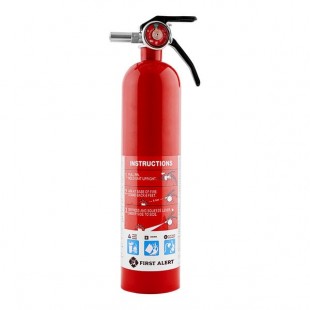 First Alert FAJHOME1 5.4 lb. 1-A:10-B:C Rechargeable Home Fire Extinguisher First Alert FAJHOME1 5.4 lb. 1-A:10-B:C Rechargeable Home Fire Extinguisher