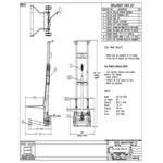 Wesco Industrial Products 750 lb. 4-Wheel Hydraulic Pedalift with 30