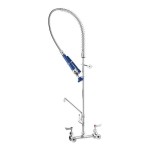 Waterloo 1.15 GPM Wall-Mount Pre-Rinse Faucet with 8 Waterloo 1.15 GPM Wall-Mount Pre-Rinse Faucet with 8