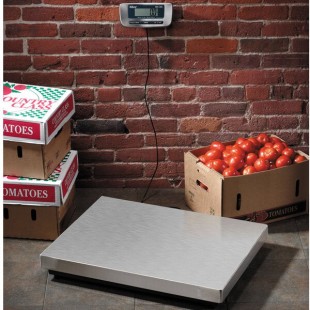 Edlund ERS-300 300 lb. Digital Receiving Scale with 25 3/4