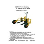 Vestil ALL-T-2-48 2,000 lb. All-Terrain Pallet Truck with 9 1/2
