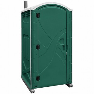 Satellite Axxis 8701A Forest Green Portable Restroom - Assembled Satellite Axxis 8701A Forest Green Portable Restroom - Assembled