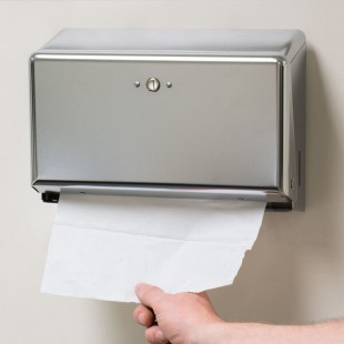 San Jamar T1950XC Chrome Mini C-Fold / Multi-Fold Towel Dispenser San Jamar T1950XC Chrome Mini C-Fold / Multi-Fold Towel Dispenser