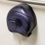 San Jamar R2090TBK Oceans Single Roll Jumbo Toilet Tissue Dispenser - Black Pearl San Jamar R2090TBK Oceans Single Roll Jumbo Toilet Tissue Dispenser - Black Pearl