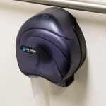 San Jamar R2090TBK Oceans Single Roll Jumbo Toilet Tissue Dispenser - Black Pearl San Jamar R2090TBK Oceans Single Roll Jumbo Toilet Tissue Dispenser - Black Pearl