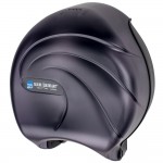 San Jamar R2090TBK Oceans Single Roll Jumbo Toilet Tissue Dispenser - Black Pearl San Jamar R2090TBK Oceans Single Roll Jumbo Toilet Tissue Dispenser - Black Pearl