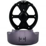 San Jamar R2090TBK Oceans Single Roll Jumbo Toilet Tissue Dispenser - Black Pearl San Jamar R2090TBK Oceans Single Roll Jumbo Toilet Tissue Dispenser - Black Pearl