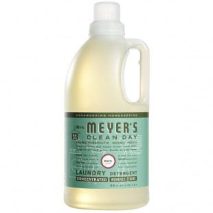Mrs. Meyer's Clean Day 375603 64 fl. oz. Basil Laundry Detergent - 6/Case
