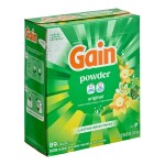 Gain 84910 82 oz. Original Powder Laundry Detergent - 3/Case Gain 84910 82 oz. Original Powder Laundry Detergent - 3/Case