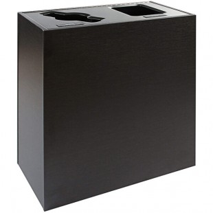 Busch Systems Aristata 100833 30 Gallon Western Breeze Composite Board Two Stream Decorative Mixed Recyclables / Waste Receptacle Busch Systems Aristata 100833 30 Gallon Western Breeze Composite Board Two Stream Decorative Mixed Recyclables / Waste Receptacle