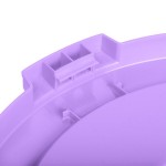Carlisle 84102189 Bronco 20 Gallon Purple Flat Round Trash Can Lid