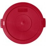 Carlisle 84102189 Bronco 20 Gallon Purple Flat Round Trash Can Lid