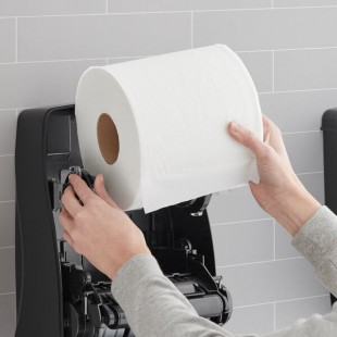 Lavex Select 1-Ply White (TAD) Paper Towel Roll, 665 Feet / Roll - 6/Case Lavex Select 1-Ply White (TAD) Paper Towel Roll, 665 Feet / Roll - 6/Case