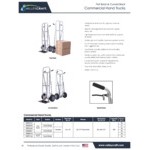 Valley Craft 600 lb. Flat Back Aluminum Beverage Hand Truck F83947A7 Valley Craft 600 lb. Flat Back Aluminum Beverage Hand Truck F83947A7