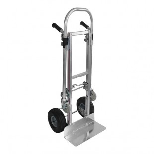 B&P Manufacturing S Series Junior 500 lb. Straight Back Convertible Hand Truck with Double-Grip Loop Handle, 10