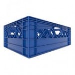 12 Qt. Red Rectangular Milk Crate - 19 12 Qt. Red Rectangular Milk Crate - 19
