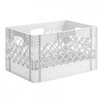 12 Qt. Red Rectangular Milk Crate - 19 12 Qt. Red Rectangular Milk Crate - 19