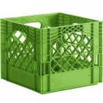 12 Qt. Red Rectangular Milk Crate - 19 12 Qt. Red Rectangular Milk Crate - 19
