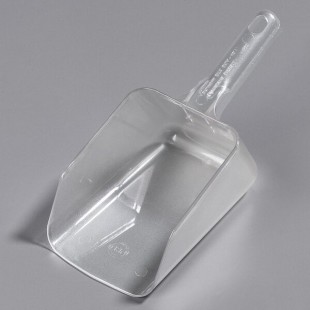 Carlisle 433207 Spectrum 32 oz. Clear Polycarbonate Utility Scoop