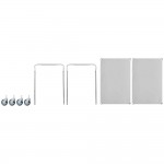 Regency Stainless Steel Two Shelf Utility Cart - 24