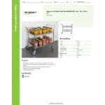 Regency Stainless Steel Two Shelf Utility Cart - 24