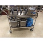 Regency Stainless Steel Two Shelf Utility Cart - 24