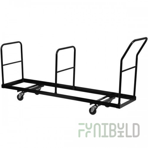 Flash Furniture NG-DOLLY-309-35-GG Vertical Folding Chair Truck - Holds 35 Chairs