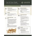 Lancaster Table & Seating Vineyard 6' Barrel Brown Wood Folding Bench 12 Lancaster Table & Seating Vineyard 6' Barrel Brown Wood Folding Bench 12