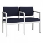 Lesro Lenox Steel Open House Navy Fabric 4-Seat Sofa with Center Arms Lesro Lenox Steel Open House Navy Fabric 4-Seat Sofa with Center Arms