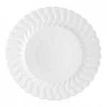 Fineline Flairware 215-WH 15 oz. White Plastic Oval Bowl / Serving Boat - 300/Case Fineline Flairware 215-WH 15 oz. White Plastic Oval Bowl / Serving Boat - 300/Case