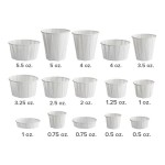 Genpak W500F Harvest Paper 5 oz. White Paper Souffle / Drinking Cup - 2,500/Case Genpak W500F Harvest Paper 5 oz. White Paper Souffle / Drinking Cup - 2,500/Case