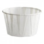 Genpak W500F Harvest Paper 5 oz. White Paper Souffle / Drinking Cup - 2,500/Case Genpak W500F Harvest Paper 5 oz. White Paper Souffle / Drinking Cup - 2,500/Case