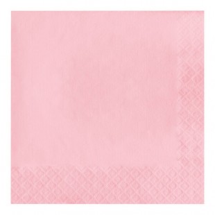 Creative Converting 58158B Classic Pink 3-Ply 1/4 Fold Luncheon Napkin - 50/Pack Creative Converting 58158B Classic Pink 3-Ply 1/4 Fold Luncheon Napkin - 50/Pack