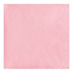 Creative Converting 58158B Classic Pink 3-Ply 1/4 Fold Luncheon Napkin - 50/Pack