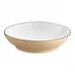 Acopa Embers 48 oz. Harvest Tan Matte Stoneware Pasta Bowl - Sample Acopa Embers 48 oz. Harvest Tan Matte Stoneware Pasta Bowl - Sample
