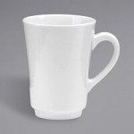 Oneida Tundra by 1880 Hospitality F1400000632 12 oz. Oval Warm White China Baker Dish - 24/Case Oneida Tundra by 1880 Hospitality F1400000632 12 oz. Oval Warm White China Baker Dish - 24/Case