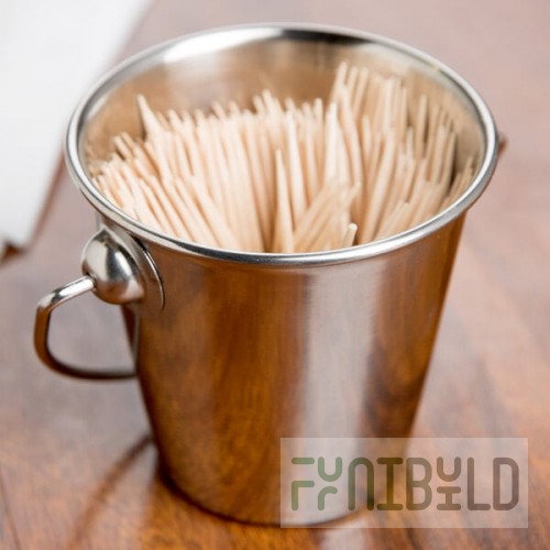 American Metalcraft SSP25 Mini Stainless Steel Pail - 2 1/2