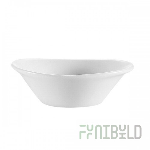 CAC JEL-3 Festiware 3 oz. Super White China Jelly Dish - 72/Case