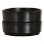 Cal-Mil Hudson 2 oz. Black Straight Sided Melamine Ramekin - 12/Case